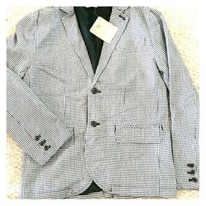 Crazy8 boys XL checkered blazer jacket. NWT